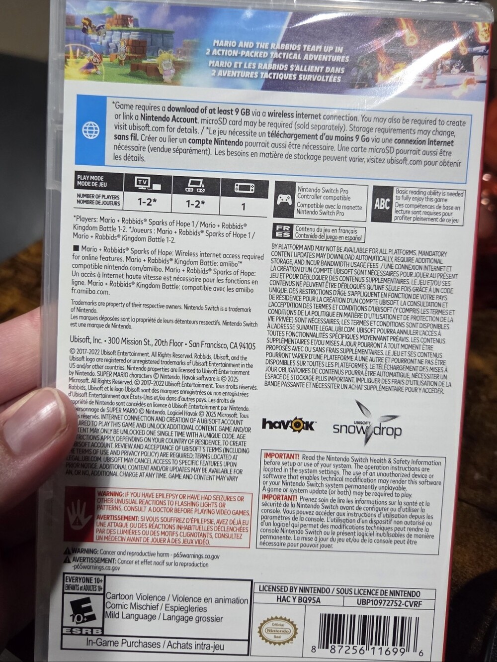 Brand New Nintendo Switch Mario + Rabbids Collection – Ubisoft (Multicolor) - Picture 3 of 5